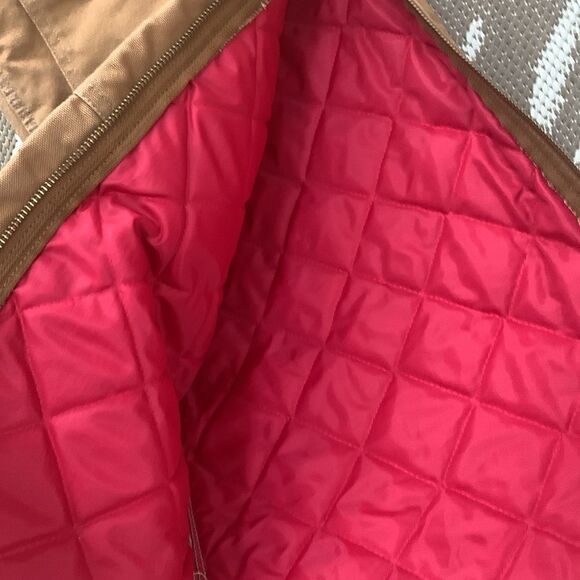 Carhartt Vintage Quilted Lined Chore Workwear Overalls R02 BRN Made In USA 36x30 - Picture 9 of 17